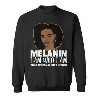 Oheneba Melanin Afro Queen Black Girl Magic Pride V2 Sweatshirt - Seseable