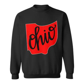 Ohio Outline State Sweatshirt - Monsterry