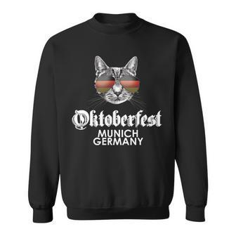 Oktoberfest Cat Munich Germany Sweatshirt - Thegiftio UK