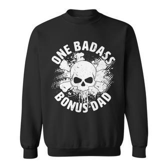 One Badass Bonus Dad Tshirt Sweatshirt - Monsterry UK