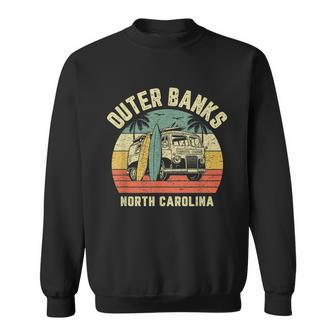 Outer Banks Shirt Retro Surfing Van Cool Pogue Life Surfer Tshirt Sweatshirt - Monsterry