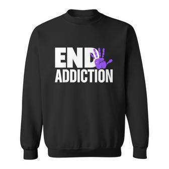 Overdose Awareness Overdose Awareness End Addiction Sweatshirt - Monsterry DE