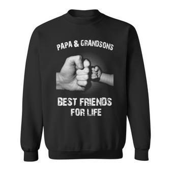 Papa & Grandsons - Best Friends Sweatshirt - Seseable