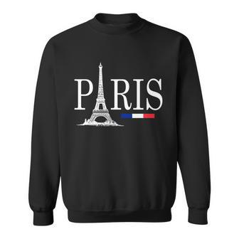 Paris Eiffel Tower Logo Sweatshirt - Monsterry AU