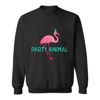 Party Animal Flamingo Birthday Flamingo Birthday Graphic Design Printed Casual Daily Basic Sweatshirt - Thegiftio UK