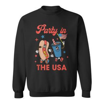 Party In The Usa 4Th Of July Cute America Sweatshirt - Seseable