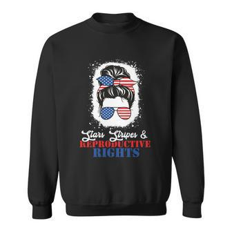 Patriotic 4Th Of July Cool Gift Stars Stripes Reproductive Right Great Gift Sweatshirt - Monsterry DE