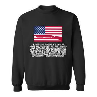 Patriotic Quote George Washington Tshirt Sweatshirt - Monsterry CA