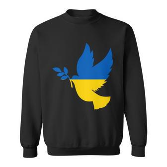 Peace In Ukraine Dove Sweatshirt - Monsterry CA