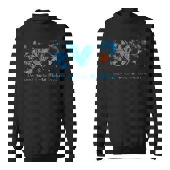 Peace Love Melanin Black Queen Afro Hair African Pride Sweatshirt - Thegiftio