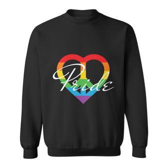 Peace Love Pride Lgbtq Awareness Pride Month Sweatshirt - Monsterry CA