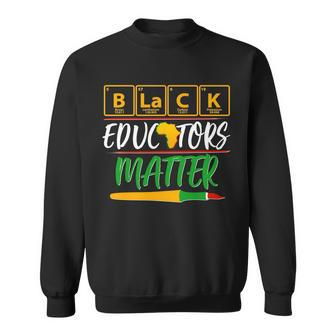 Periodic Table Black Educators Matter Sweatshirt - Monsterry UK