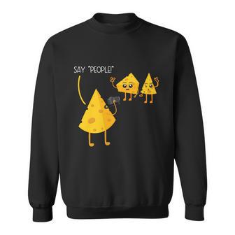 Photographer Cheesy Lover Mozzarella Cheddar Camera Gift Sweatshirt - Monsterry DE