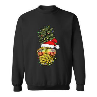 Pineapple Christmas Tree Or Christmas In July Pineapple Cool Gift Sweatshirt - Monsterry UK