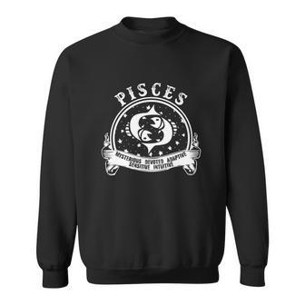 Pisces February March Birthday Gift Graphic Design Printed Casual Daily Basic V3 Sweatshirt - Thegiftio UK