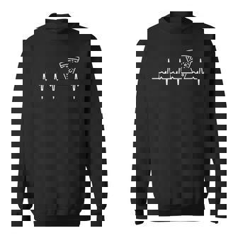 Pizza Heartbeat V2 Sweatshirt - Seseable