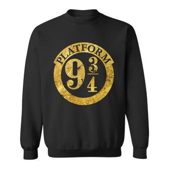 Platform 9 34 Golden Logo Sweatshirt - Monsterry UK