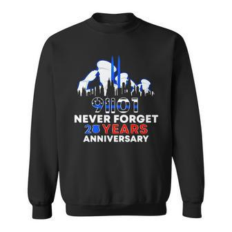Police Never Forget 9 11 20Th Anniversary Sweatshirt - Thegiftio UK
