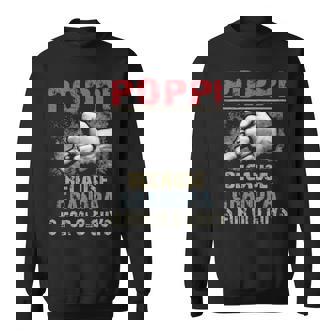 Poppi Because Grandpa Old Guys Sweatshirt - Thegiftio