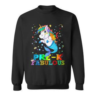Pre K Fabulous Mermaid Unicorn Sweatshirt - Monsterry AU