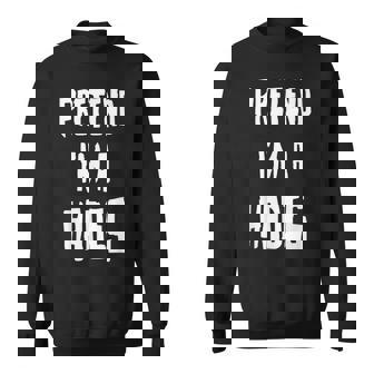 Pretend Im A Hades Greek God Diy Halloween Party Costume Sweatshirt - Seseable