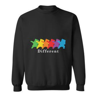 Pride Month Dare To Be Different Rainbow Lgbt Sweatshirt - Monsterry DE