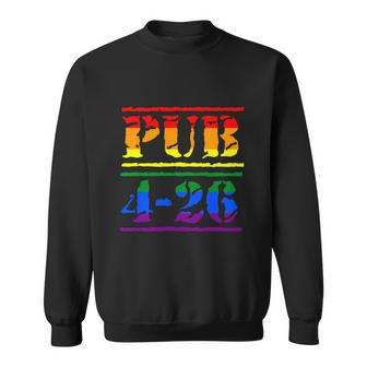 Pride Month Lgbt Pub 426 Rainbow Sweatshirt - Thegiftio UK