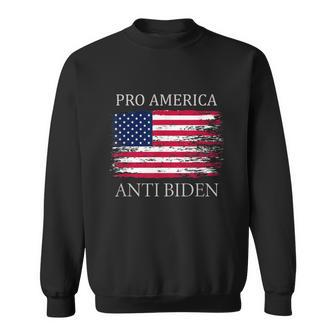Pro America Anti Biden Flag Impeach Joe Biden Anti Biden Tshirt Sweatshirt - Monsterry