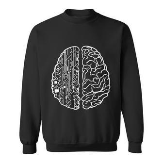 Programmer Coder Cute Gift Developer Programming Brain Programmer Gift Sweatshirt - Thegiftio UK