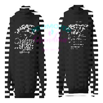 Promoted To Grandma Est 2020 New Grandma To Be Sweatshirt - Thegiftio