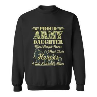 Proud Army Daughter Gift Sweatshirt - Monsterry DE