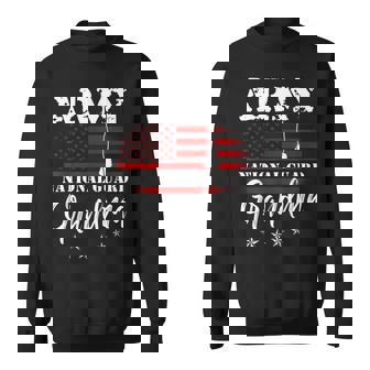 Proud Army National Guard Grandma Us Flag Us Military Sweatshirt - Thegiftio