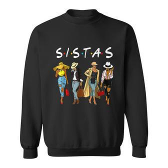 Proud Black Sistas Queen Melanin Afro African American Women Sweatshirt - Monsterry DE