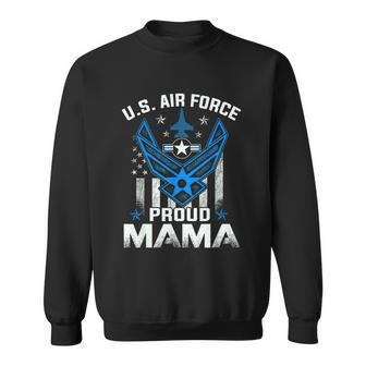 Proud Mama Us Air Force American Flag T Usaf Sweatshirt - Monsterry UK