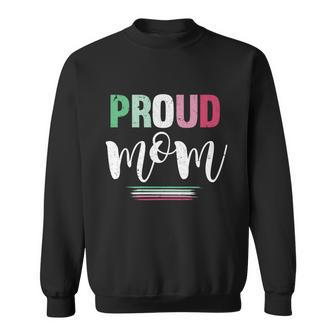 Proud Mom Abrosexual Flag Lgbtq Mothers Day Abrosexual Gift Sweatshirt - Monsterry UK
