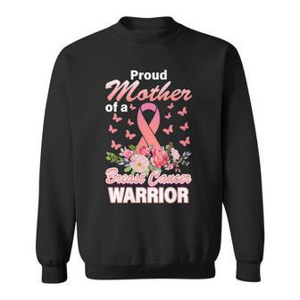 Proud Mother Of A Breast Cancer Warrior Tshirt Sweatshirt - Monsterry UK