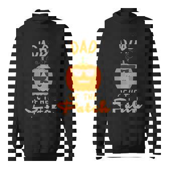 Pumpkin Dad Of The Patch For Funny Halloween Family Matching V2 Men Women Sweatshirt Graphic Print Unisex - Thegiftio UK