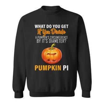 Pumpkin Pi Math Teacher Pun Sweatshirt - Monsterry