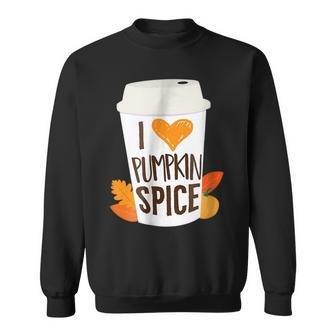 Pumpkin Spice Coffee Latte Fall Autumn Season And Halloween Sweatshirt - Thegiftio UK