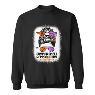 Pumpkin Spice Reproductive Rights Gift Fall Feminist Choice Great Gift Sweatshirt - Monsterry