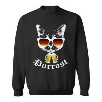 Purrost Cat Funny Oktoberfest Sweatshirt - Monsterry