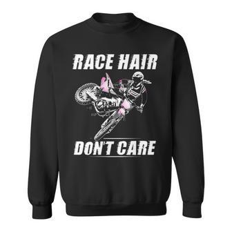 Race Hair - Dont Care Sweatshirt - Seseable