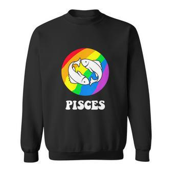 Rainbow Lgbt Pride Sunshine Pisces Parade March Graphic Design Printed Casual Daily Basic Sweatshirt - Thegiftio UK