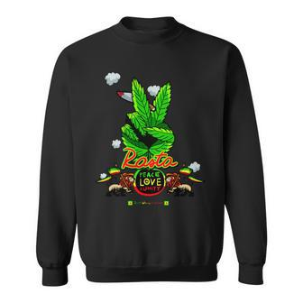 Rasta Jamaica Peace Love Unity Sweatshirt - Monsterry