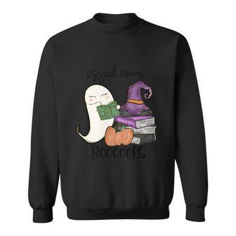 Read More Boooooks Thanksgiving Quote Sweatshirt - Monsterry