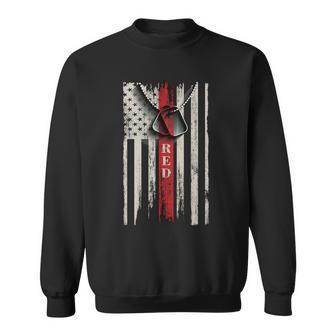 Red Friday Vintage American Flag Tshirt Sweatshirt - Monsterry UK