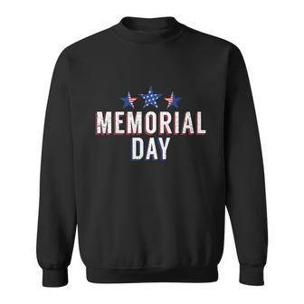 Remembering Our Heroes Memorial Day Patriotic Proud American Cool Gift Sweatshirt - Thegiftio UK