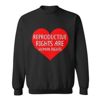 Reproductive Rights Are Human Rights Cool Gift Sweatshirt - Thegiftio UK