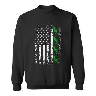 Reptile Gift American Flag Usa Gecko Lizard Lover Great Gift Sweatshirt - Monsterry CA