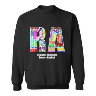 Resident Assistant Ra Positive Attributes Sweatshirt - Thegiftio UK